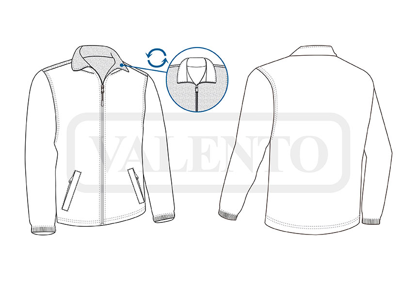 esquema Reversible Jacket GLASGOW