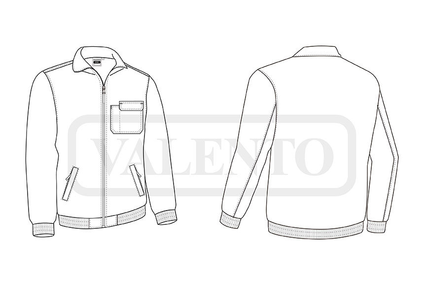 esquema Chaqueta STEEL