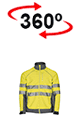 vista 360<sup>0</sup> Chaqueta softshell A.V. TACOMA