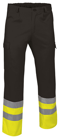 pantalón a.v. TRAIN amarillo fluor-negro