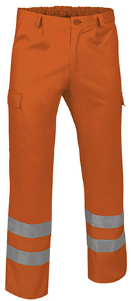 pantalón a.v. TRAIN naranja fluor
