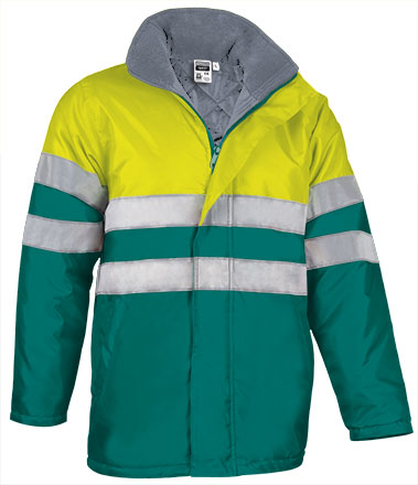 parka TRAFFIC amarillo fluor-verde amazonas