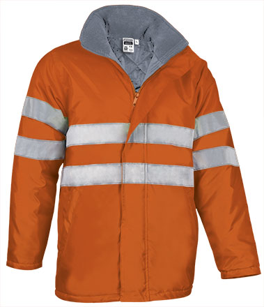 parka TRAFFIC naranja fluor