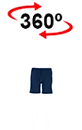 vista 360<sup>0</sup> Calções desportivos JOGGING