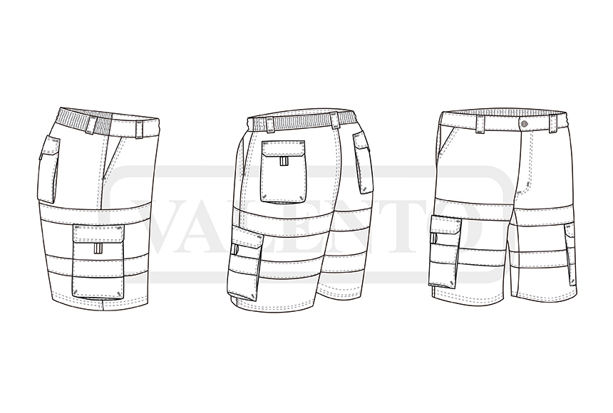 esquema Hi-Vis Bermuda Shorts BRANDON