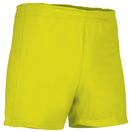 pantalón corto COLLEGE amarillo fluor