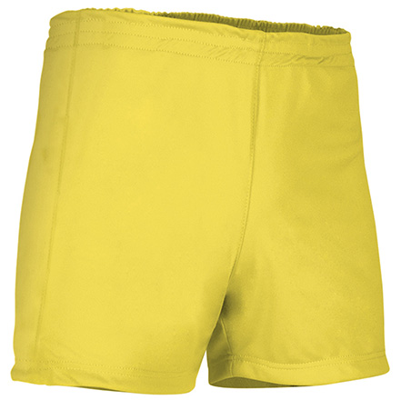 pantalón corto COLLEGE amarillo limon