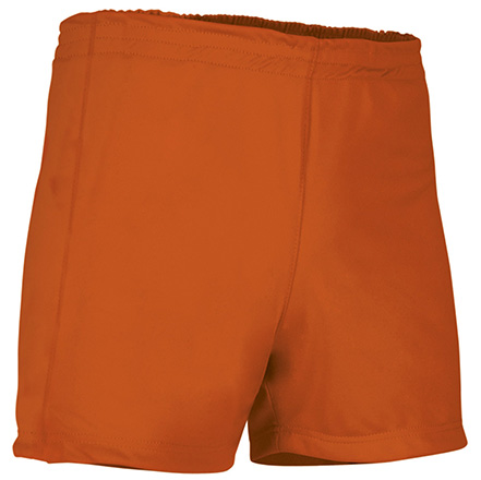pantalón corto COLLEGE naranja fluor