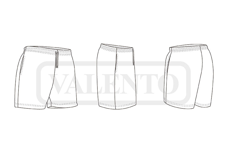 esquema Pantaloni scurți sport JOGGING