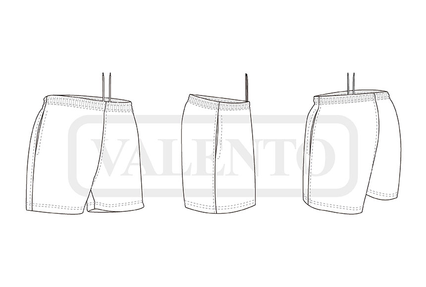 esquema Pantaloni scurți sport FREEDOM
