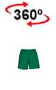 vista 360<sup>0</sup> Pantalón corto deportivo MILAN