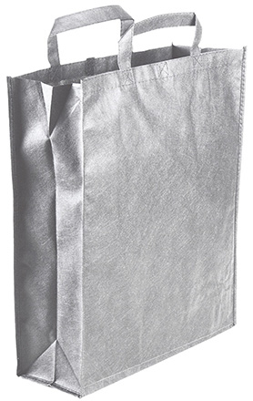 bolsa FANCY gris plata