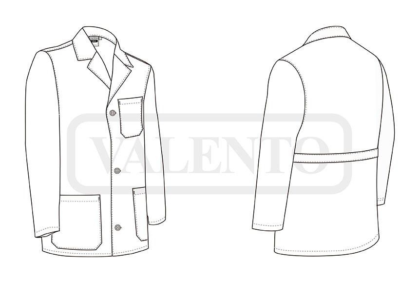 esquema Camice infantile CHALK