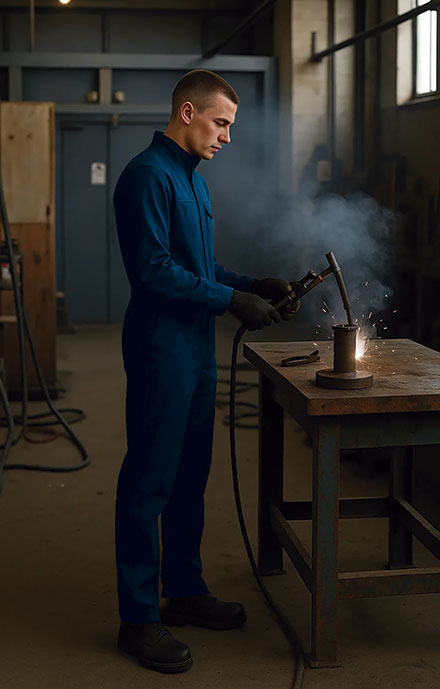 Fato de macaco de trabalho ignífugo