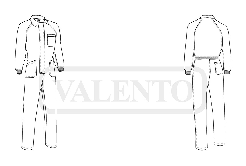 esquema Tuta da lavoro ROPPER