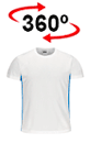 vista 360<sup>0</sup> T-shirt technique LEOPARD