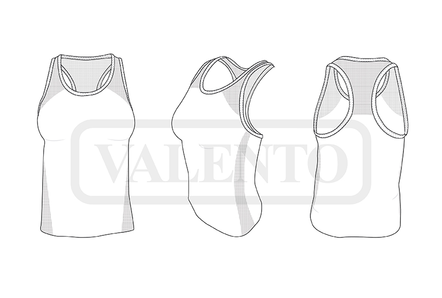 esquema T-shirt técnica feminina LUCY