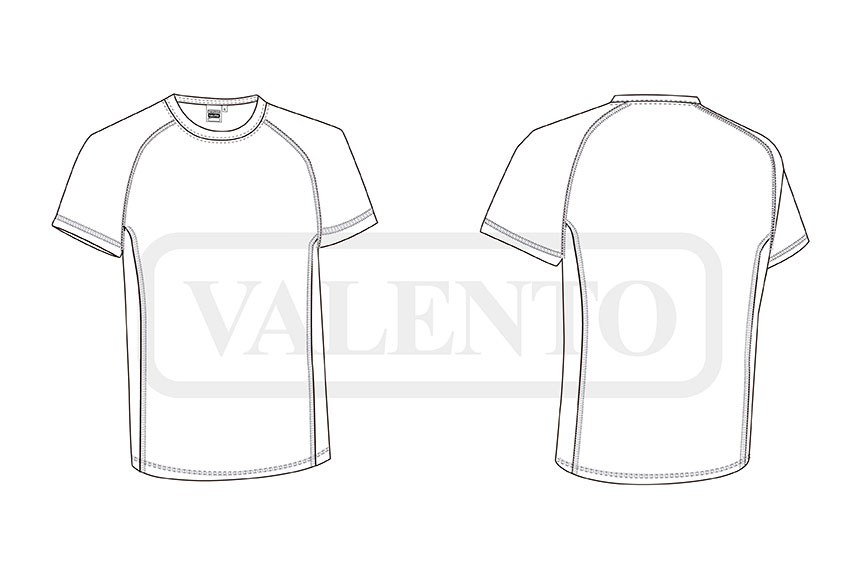 esquema T-shirt technique MARATHONER