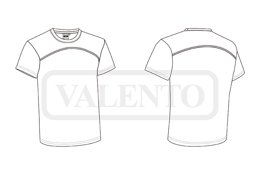 esquema T-shirt technique MAURICE