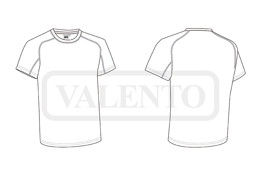 esquema T-shirt technique RESISTANCE