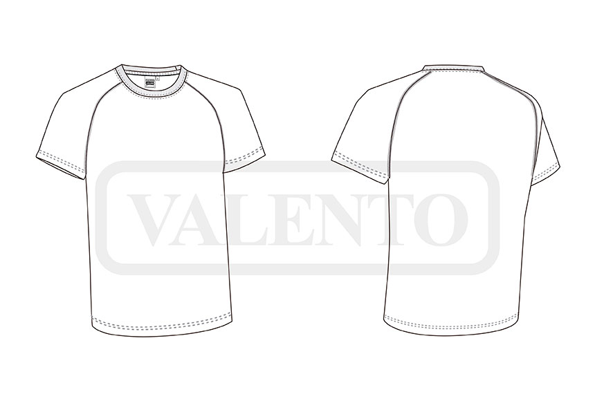 esquema T-shirt technique REVOLUTION