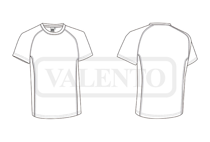 esquema T-shirt técnica ROCKSPEED
