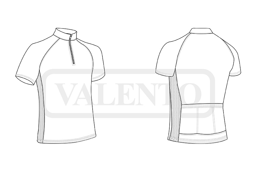 esquema Maillot ciclismo BENASQUE