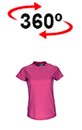 vista 360<sup>0</sup> Camiseta Técnica Mujer BRENDA