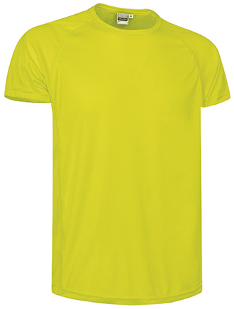 Camiseta técnica CHALLENGE amarillo fluor