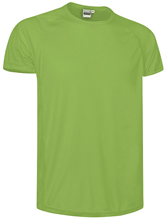 Camiseta técnica CHALLENGE verde manzana