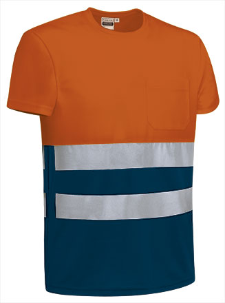 orange fluo-bleu marine orion