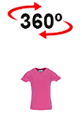 vista 360<sup>0</sup> T-shirt bimba m/corta PENELOPE