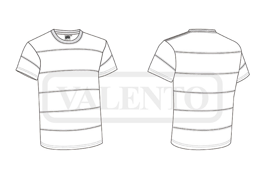 esquema Camiseta RAINBOW