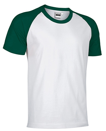 camiseta typed CAIMAN blanco-verde botella