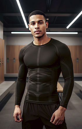 Camiseta térmica elástica M/L