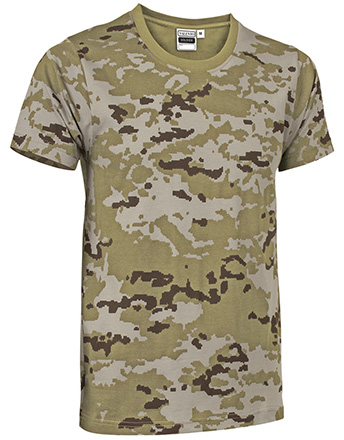 camiseta typed SOLDIER pixelado arido