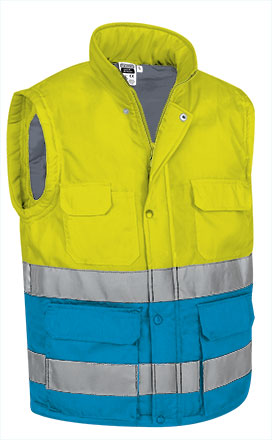 jaune fluo-bleu tropical