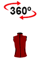 vista 360<sup>0</sup> Gilet CANDICE