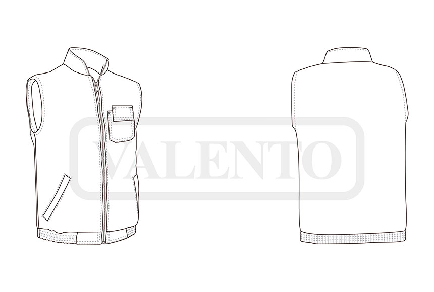 esquema Gilet COOPER