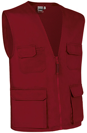 Chaleco HARDWARE rojo loto