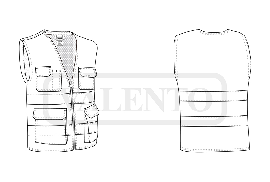 esquema Hi-Vis Vest LISBURN