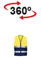 vista 360<sup>0</sup> Hi-Vis Safety Vest PALMER