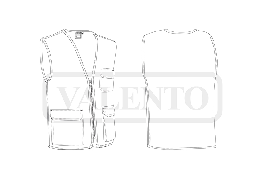 esquema Gilet léger RAPITAN