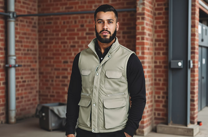  Valento chaleco REPORTER