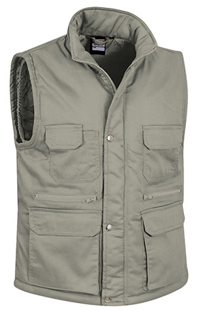 chaleco REPORTER beige arena