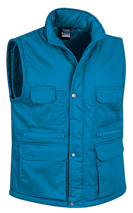 chaleco REPORTER azul tropical