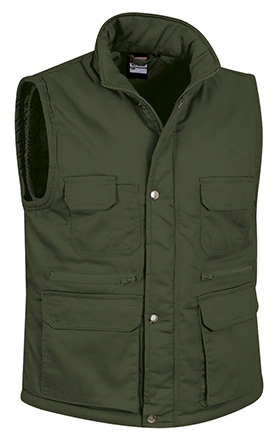 chaleco REPORTER verde militar