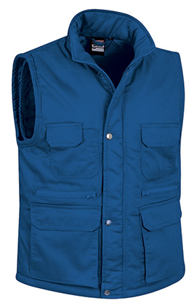 chaleco REPORTER azul royal