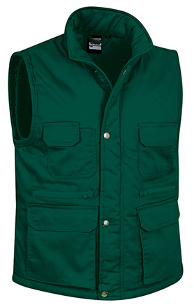 chaleco REPORTER verde botella