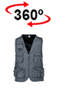 vista 360<sup>0</sup> Gilet léger SAFARI
